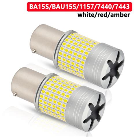 Pcs Ba S P W Led Canbus Bau S Py W Led Bulb T