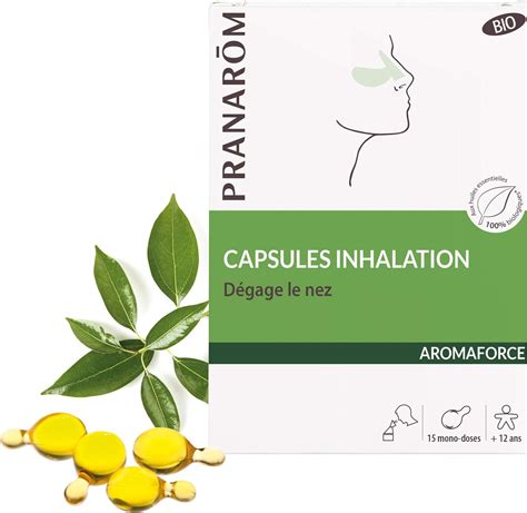 Pranar M Aromaforce Capsules Inhalation Aux Huiles Essentielles