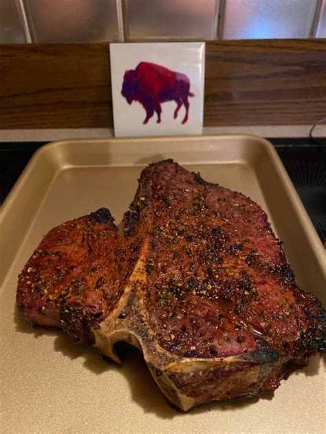 Father’s Day Porterhouse Reverse Sear On My 26” Kettle R Grilling