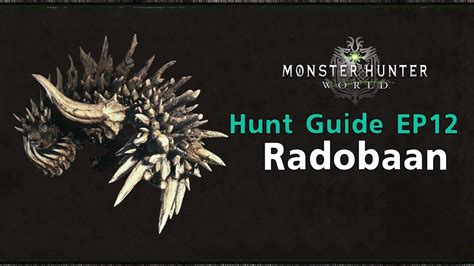 Monster Hunter World Hunt Guide Ep12 Radobaan Youtube