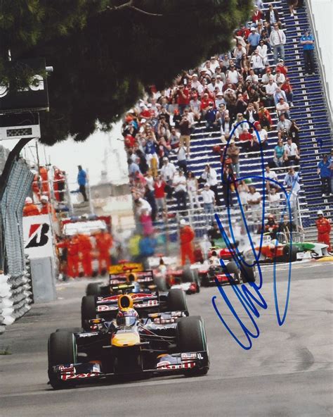 Mark Webber Signed Red Bull Racing F Formula X Photo Autographia