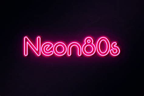 80s Neon Font