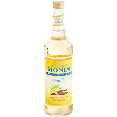 Monin Sugar Free Vanilla Syrup 750 ML