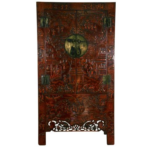 Chinese Red Lacquer Cabinet Red Lacquer Antique And Modern Chinoiserie