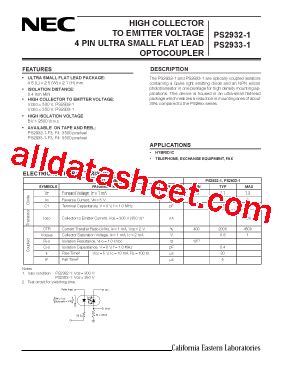 Ps Datasheet Pdf Nec