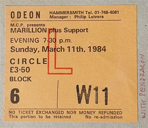 The Concert History of Hammersmith Odeon London, UK | Concert Archives