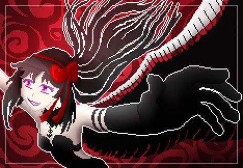 Madoka And Homura Pixel Art R Animesketch