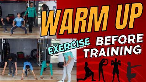 Warm Up Exercises Before Workout Youtube