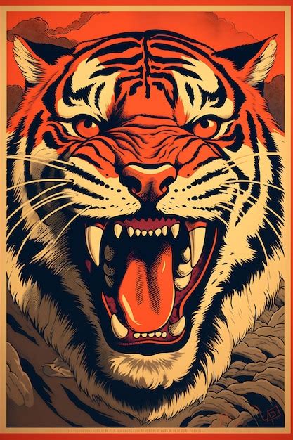 Premium Ai Image A Poster For A Tiger Called The Tiger By The Zoo