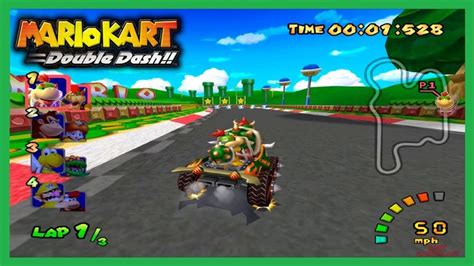 Mario Kart Double Dash Hd Mario Circuit Flower Cup Cc Bowser And