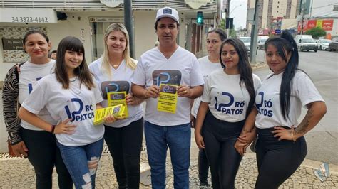 Pro Patos Promove A O Para Conscientizar Eleitores A Votarem Em