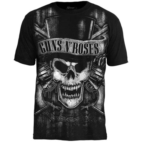 Camiseta Guns N Roses Premium Top Hat Túnel do Rock