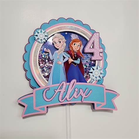 Frozen Cake Decor Etsy