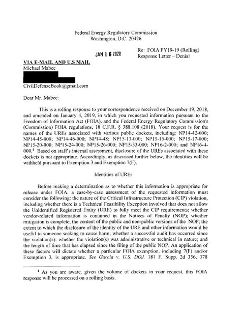 Third Determination Letter Foia R Pdf Secure The