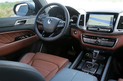 SsangYong Rexton 2020 Interior Layout Dashboard Infotainment Parkers