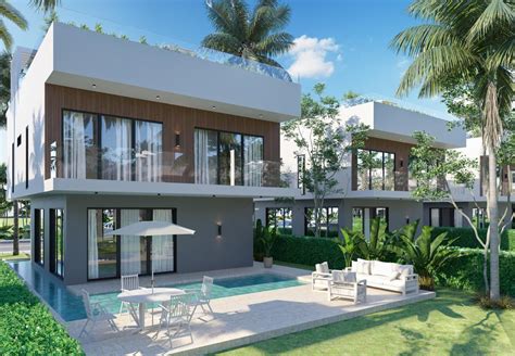 Proyecto De Villas De Y Habitaciones En Vista Cana Punta Cana