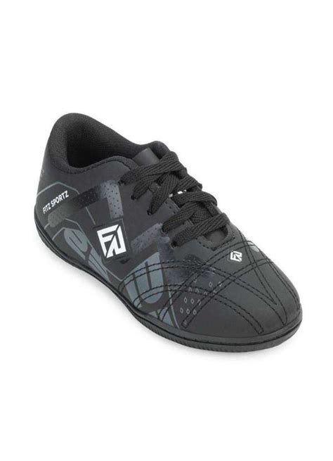 Chuteira Futsal Infantil Fitz Sportz Fs24 233 Pretobranco Alex Shoes