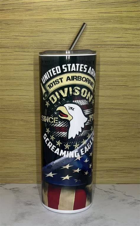 Military Us Army St Airborne Tumbler Etsy