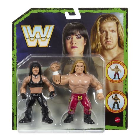 Triple H Chyna Wwe Retro Pack Ringside Exclusive Mattel Wwe Toy