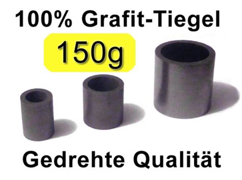 Grafit Tiegel D X Mm G Gold