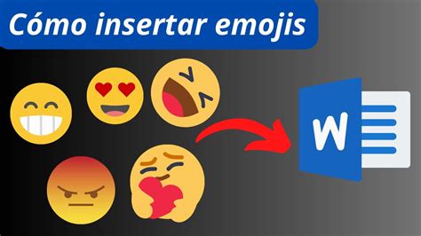 Word C Mo Insertar Emojis Youtube