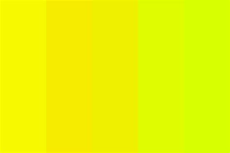 Lemon To Lime Color Palette