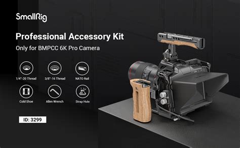 Amazon SMALLRIG Camera Cage Accessory Kit For BMPCC 6K Pro 6K