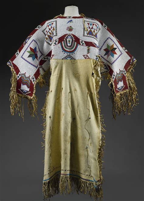 Sioux Beaded Hide Pictorial Dress More Native American Regalia Native