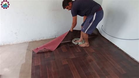 How To Install PVC Vinyl Flooring Sheet YouTube