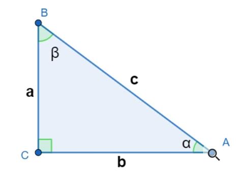 calcular el valor de B en grados para el siguiente triángulo mostrado