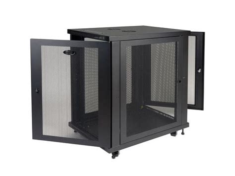 Tripp Lite U U Rack Enclosure Server Cabinet Black