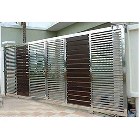 Ms Rectangular Main Gate At Rs 650 Square Feet Mild Steel Gate In