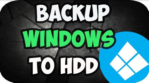 How To Backup Windows To External Hard Drive Youtube