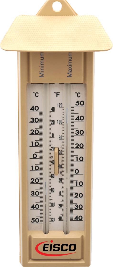 Thermometers Maximum And Minimum Six S Double Scale Mercury Filled — Eisco Labs