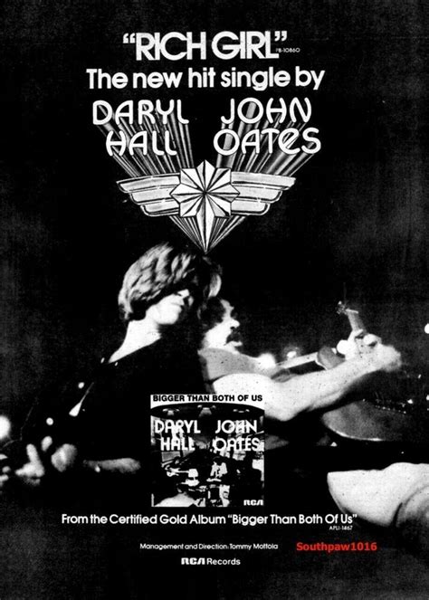 Rich Girl Song Hall And Oates Music Industry Rock And Roll 1970s