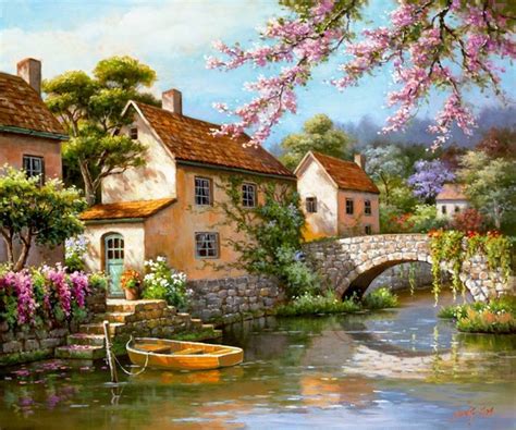 Paysage En Peinture