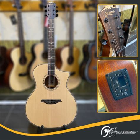 Jual Gitar Akustik Elektrik Bromo Bat Ce Solid Gitar Lokal Original