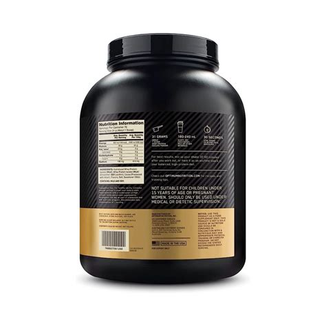 Optimum Nutrition 100 Isolate Gold Standard 5 Lbs Mr Suplementos