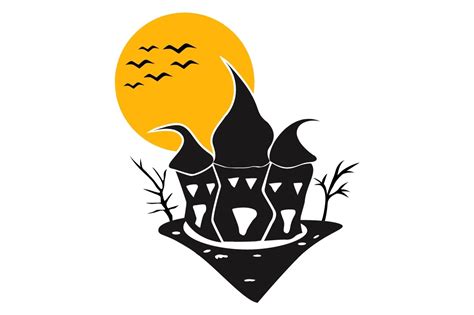 Halloween Ghost House Svg Dxf Vector Graphic By Artgraph · Creative Fabrica