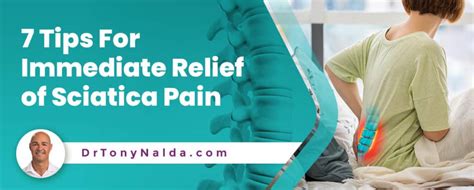 7 Tips For Immediate Relief Of Sciatica Pain