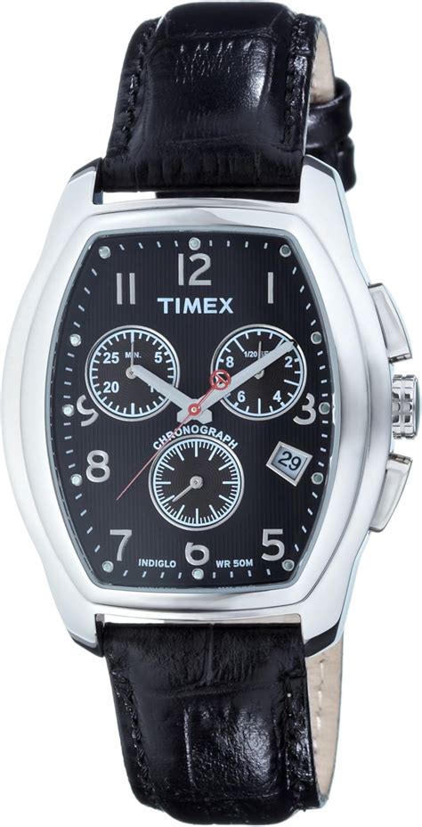 Timex T2M983PF Montre homme T Séries Chronographe Tonneau