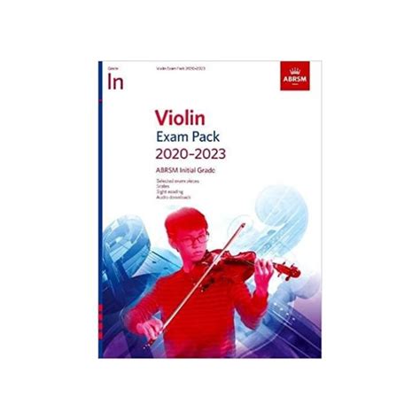 Violin Exam Pack 2020 2023 Initial Grade Score And Part With Audio