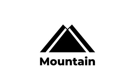 M Mountain Proste Znaczenie Sprytne Logo TemplateMonster