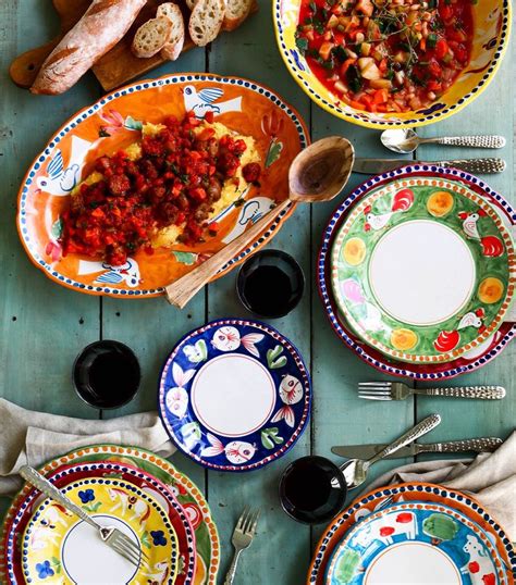 Campagna Dinnerware Hand Painted Italian Plates Italian Dinnerware