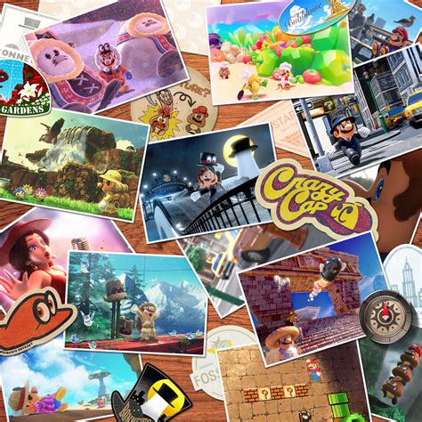 File Smo Art Postcard Compilation Png Super Mario Wiki The Mario