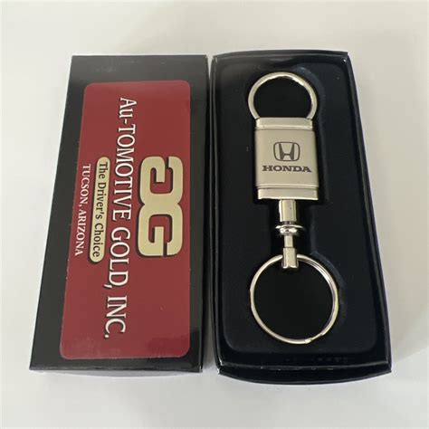 HONDA Chrome Silver Aluminum Valet Keychain Licensed EBay