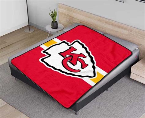 Kansas City Chiefs NFL Team Fleece Blanket Quilt