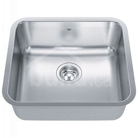 QSUA1820/8 : Kindred Steel Queen Undermount Kitchen Sink, 1 Bowl ...