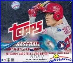 2018 Topps Series 1 Baseball MASSIVE Factory Sealed HOBBY JUMBO Box 3