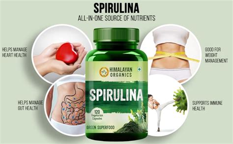 Himalayan Organics Spirulina Mg Supplement Green Food For Good